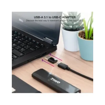 Adaptador USB 3.1 Nanocable 10.02.0012/ USB Macho - USB Tipo-C