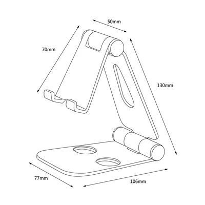 Soporte para Smartphone/Tablet Aisens MS2PXL-094/ Gris