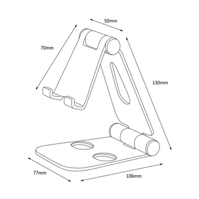 Soporte para Smartphone/Tablet Aisens MS2PXL-096/ Negro