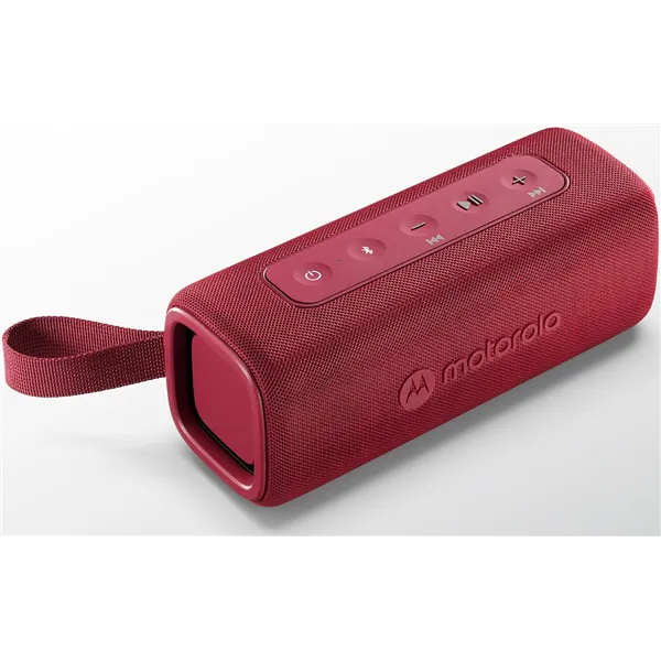 Motorola ROKR 600 Rojo Altavoz Inalámbrico Bluetooth 5.3 30W IP67 Resistente al Agua y Polvo