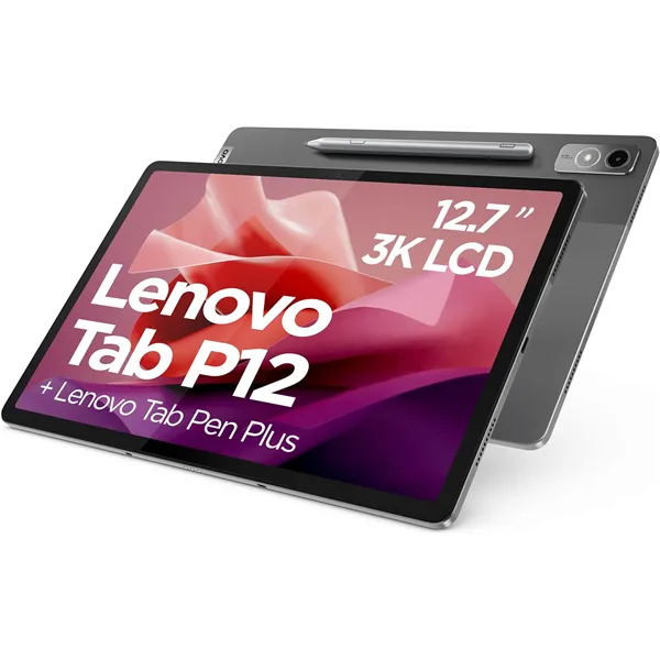 Lenovo Tab P12 12.7' WIFI 128GB 8GB Pantalla 3K Octacore, Gris Tormenta Incluye Lenovo Pen Plus