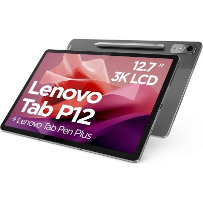 Lenovo Tab P12 12.7' WIFI 256GB 8GB Pantalla 3K Octacore, Gris