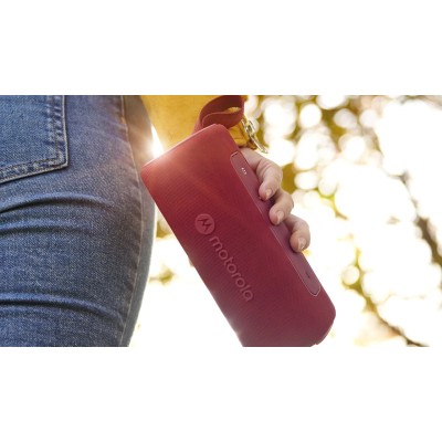 Motorola ROKR 600 Rojo Altavoz Inalámbrico Bluetooth 5.3 30W