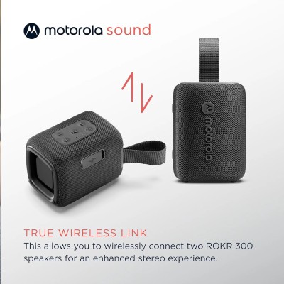 Motorola ROKR 300 Negro Altavoz Inalámbrico Bluetooth 5.3 7W