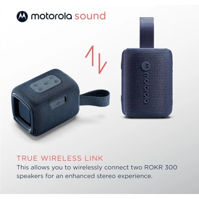 Motorola ROKR 300 Azul Altavoz Inalámbrico Bluetooth 5.3 7W