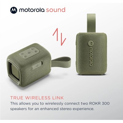 Motorola ROKR 300 Verde Altavoz Inalámbrico Bluetooth 5.3 7W