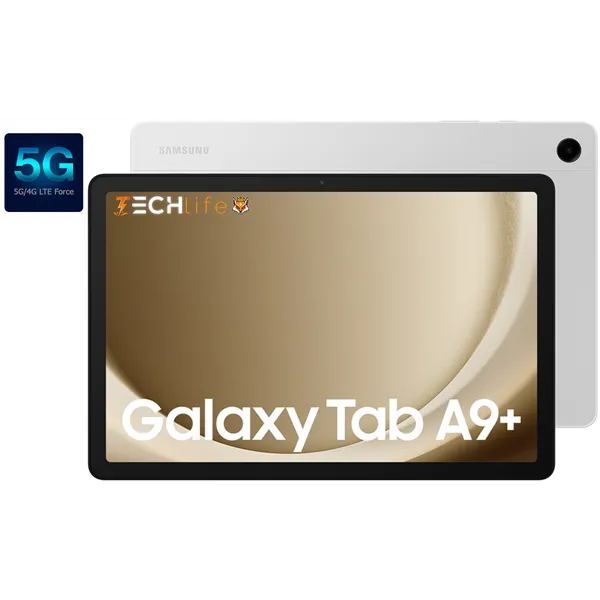 Samsung Galaxy Tab A9+ LTE 5G 11' 4GB 64GB Octacore, Plata