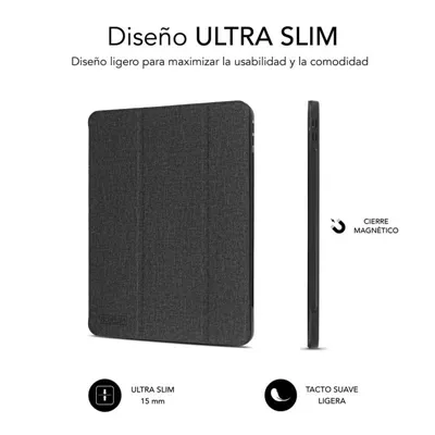 Funda Subblim Shock Case para Tablet iPad 9/8/7 Gen 10.2'/ Negra