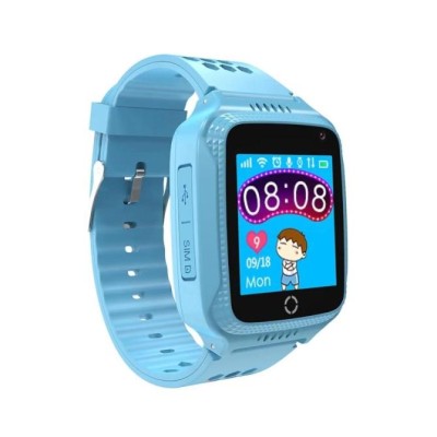 Celly Smartwatch Kids 2G Azul, Reloj con SIM, SOS, Batería 4