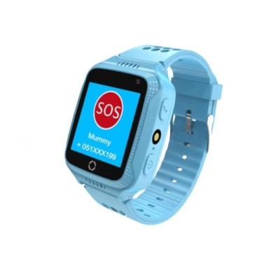 Celly Smartwatch Kids 2G Azul, Reloj con SIM, SOS, Batería 4