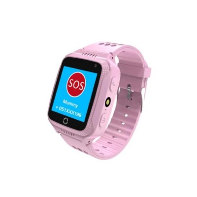 Celly Smartwatch Kids 2G Rosa, Reloj con SIM, SOS, Batería 4