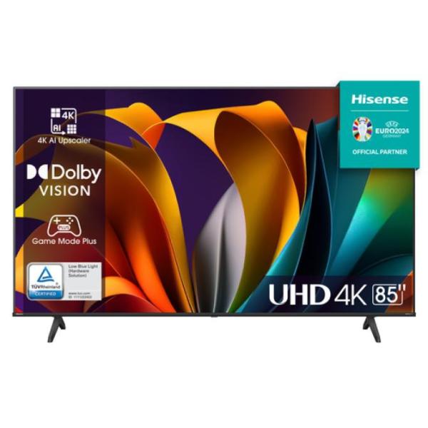 Hisense 85a6n tv 85" uhd smart tv hdr10+ dts x