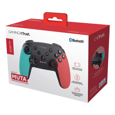 Trust GXT 1246B Muta Negro, Azul, Rojo Bluetooth Gamepad