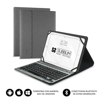 Funda con Teclado Subblim Keytab Pro Bluetooth para Tablets de