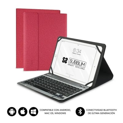 Funda con Teclado Subblim Keytab Pro Bluetooth para Tablets de