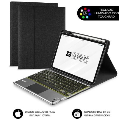 Funda con Teclado Subblim KeyTab Pro BT para Tablet iPad 10.9'