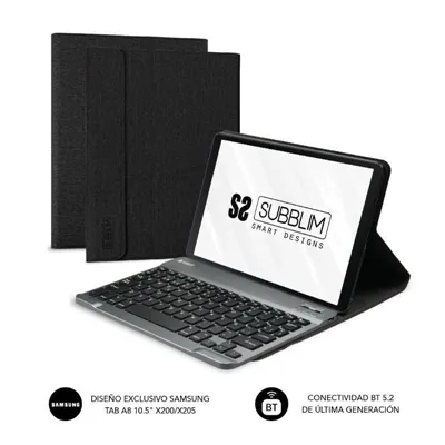 Funda con Teclado Subblim KeyTab Pro BT para Tablets Samsung