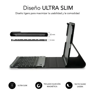 Funda con Teclado Subblim KeyTab Pro BT para Tablets Samsung