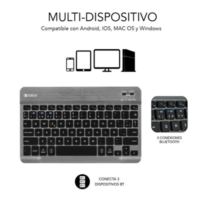 Funda con Teclado Subblim KeyTab Pro BT para Tablets Samsung