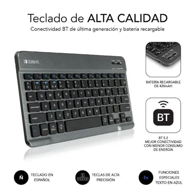 Funda con Teclado Subblim KeyTab Pro BT para Tablets Samsung