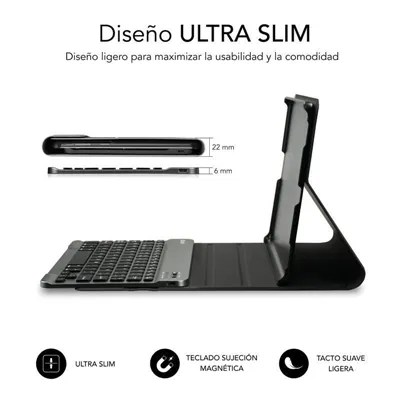 Subblim KeyTab Pro Bluetooth Funda con Teclado para Tablet