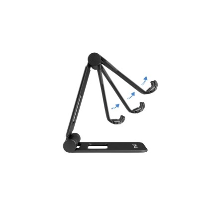 Soporte para Smartphone/Tablet TooQ PH-KEOPS-NOCHE/ Negro