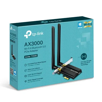 Tarjeta de Red Inalámbrica-PCI Express TP-Link Archer TX50E/