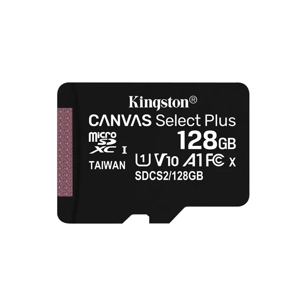 Kingston CANVAS Select Plus 128GB microSD XC/ Clase 10/ 100MBs