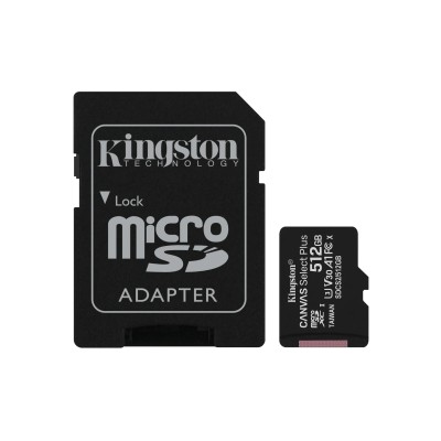 Kingston CANVAS Select Plus 512GB microSD XC con Adaptador/