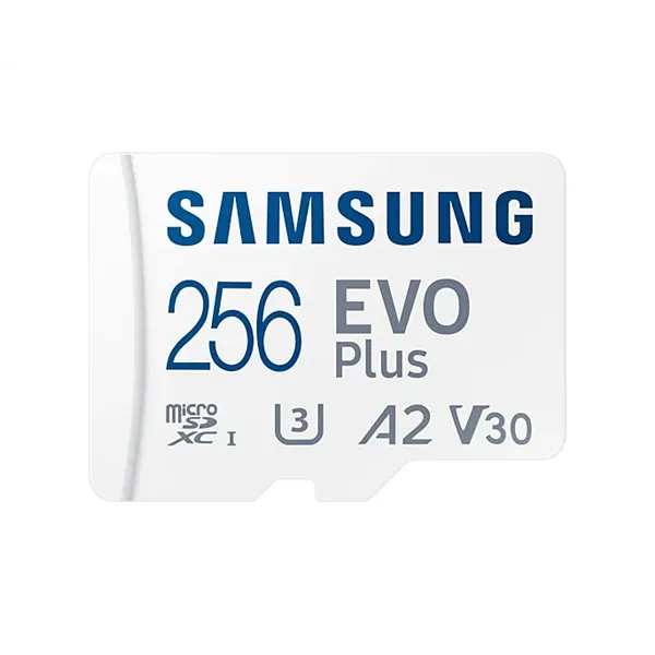 Tarjeta de Memoria Samsung EVO Plus 2021 256GB microSD XC con Adaptador/ Clase 10/ 130MBs