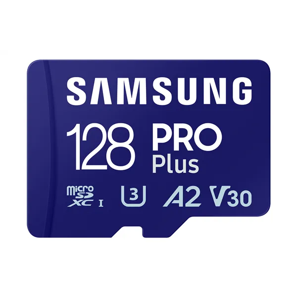 Tarjeta de Memoria Samsung PRO Plus 2023 128GB microSD XC/ Clase 10/ 180MBs