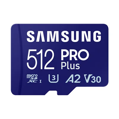 Tarjeta de Memoria Samsung PRO Plus 2023 512GB microSD XC/