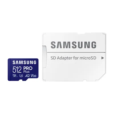 Tarjeta de Memoria Samsung PRO Plus 2023 512GB microSD XC/