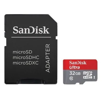 Tarjeta de Memoria SanDisk Ultra 32GB microSD HC UHS-I con