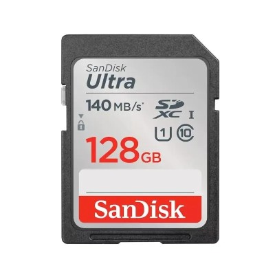 Tarjeta de Memoria SanDisk Ultra 128GB SD HC UHS-I - SDXC/