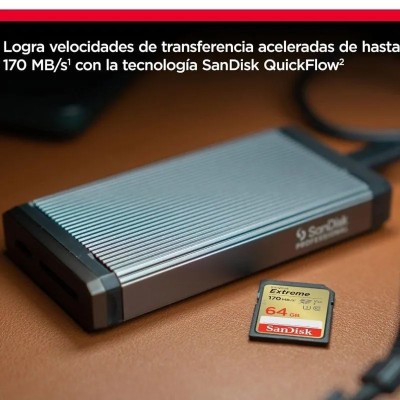 Tarjeta de Memoria SanDisk Extreme 64GB SD XC UHS-I Clase 10/