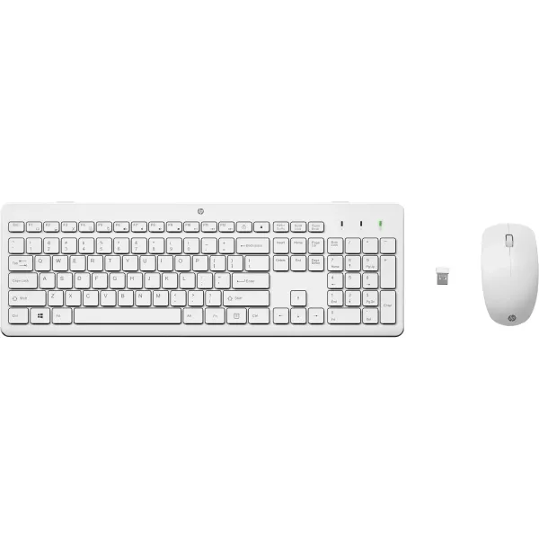 Teclado y Ratón Inalámbricos HP 230/ Blanco