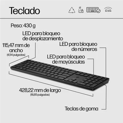 Teclado Inalámbrico HP 450