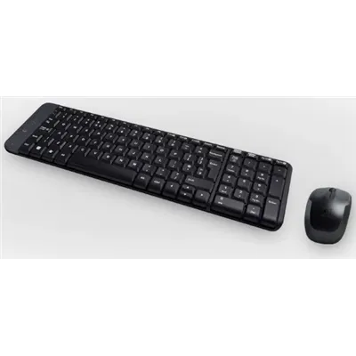 Logitech MK220 Slim Fit Combo Teclado y Ratón Inalámbrico USB