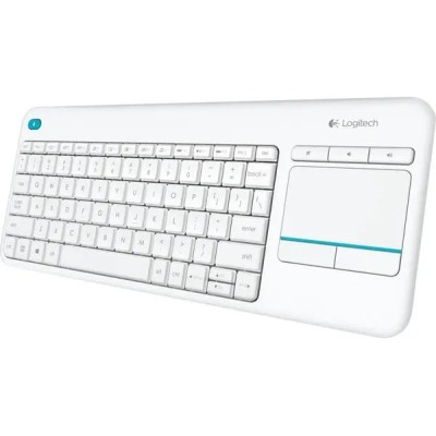 Logitech K400 Plus Blanco Teclado inalámbrico Para PC/TV