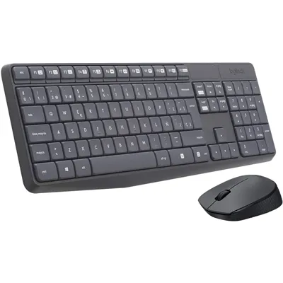 Logitech MK235 Combo Teclado y Ratón Inalámbrico USB