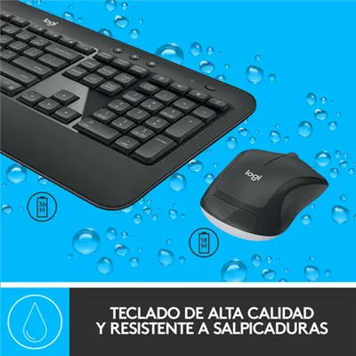 Logitech MK540 Advanced Kit Teclado y Ratón Inalámbrico USB