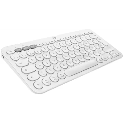 Logitech K380 Bluetooth, Blanco Teclado Mini Multi-Dispositivos