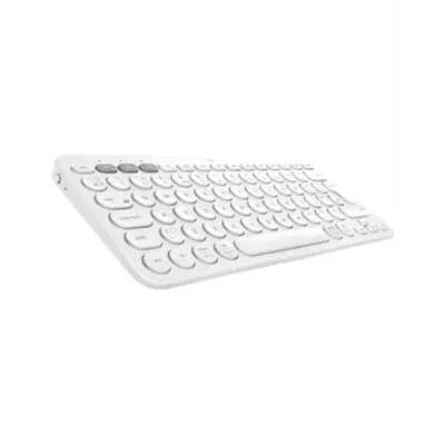 Logitech K380 Bluetooth, Blanco Teclado Mini Multi-Dispositivos