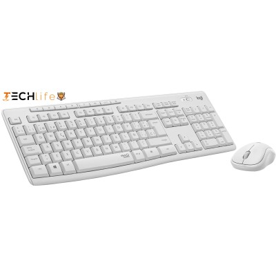 Logitech Silent Touch MK295 Blanco Kit Teclado y Ratón