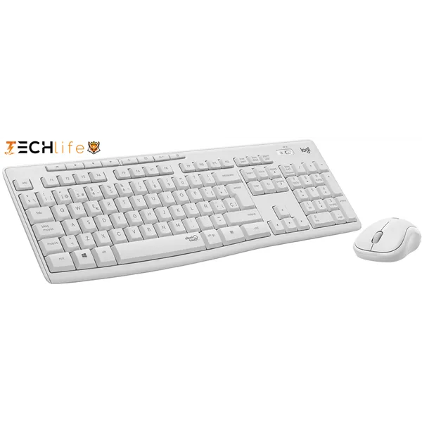 Logitech Silent Touch MK295 Blanco Kit Teclado y Ratón Inalámbricos