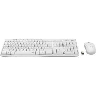 Logitech Silent Touch MK295 Blanco Kit Teclado y Ratón