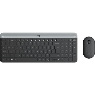 Logitech Slim Combo MK470 Kit Teclado y Ratón Inalámbrico USB