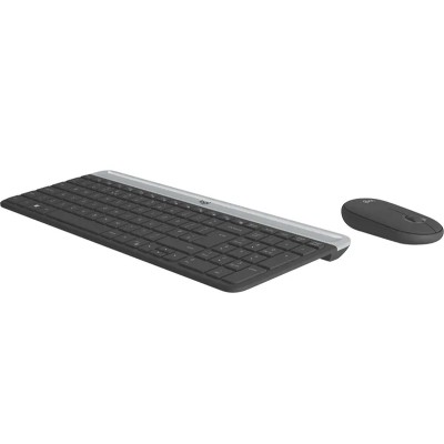 Logitech Slim Combo MK470 Kit Teclado y Ratón Inalámbrico USB