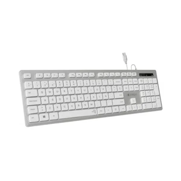 Teclado Subblim Wired Ergo Keys Silent Flat HQ/ Plata